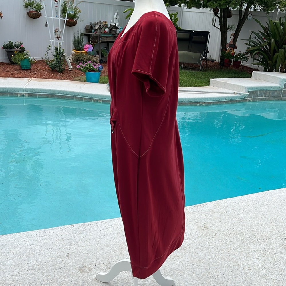 LANE BRYANT Ponte Short-Sleeve Crew-Neck Dress SZ: 14/16 nwt - Picture 7 of 13